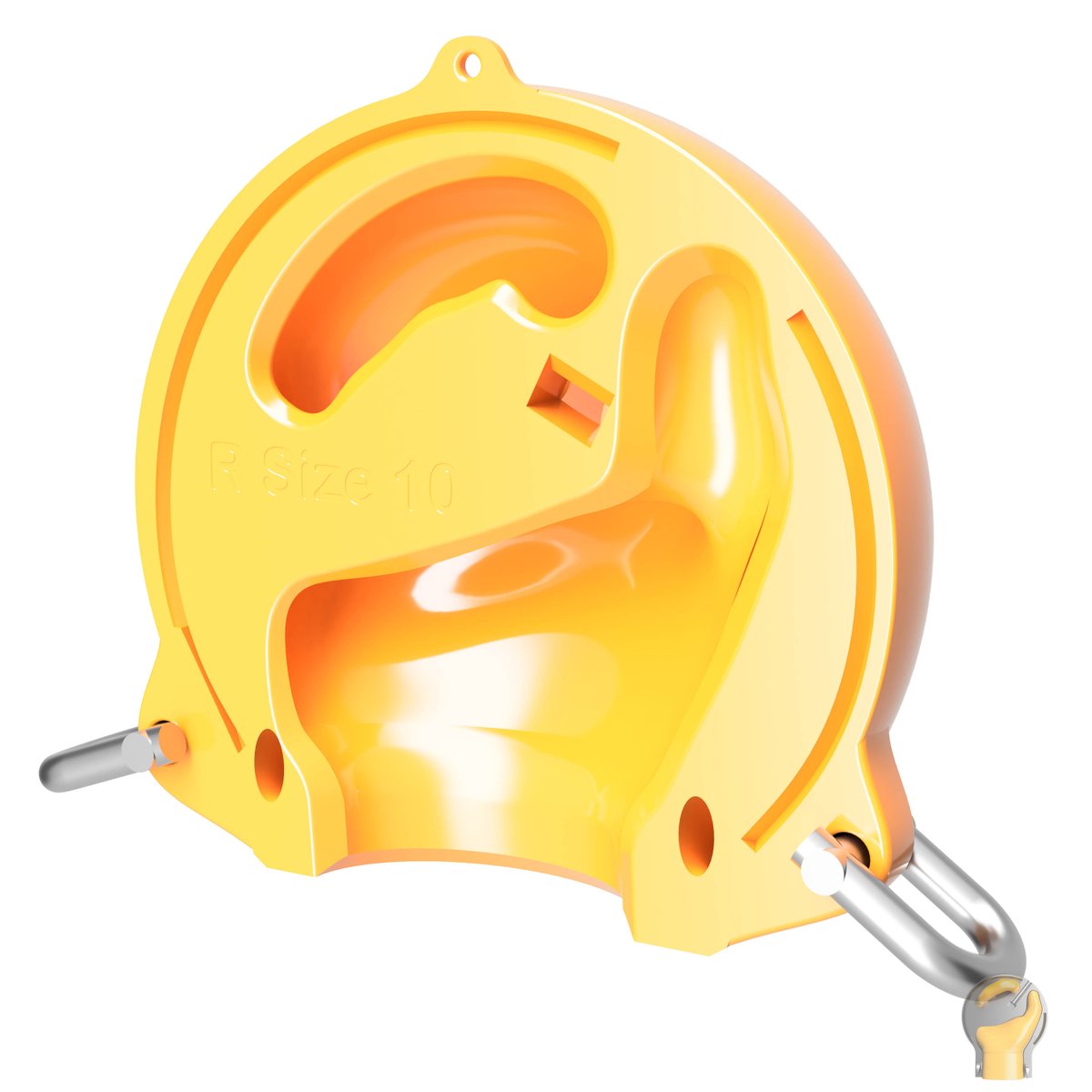 Stop2Move's tweet image. New version with two shackles for fixation. On top you can add a padlock.