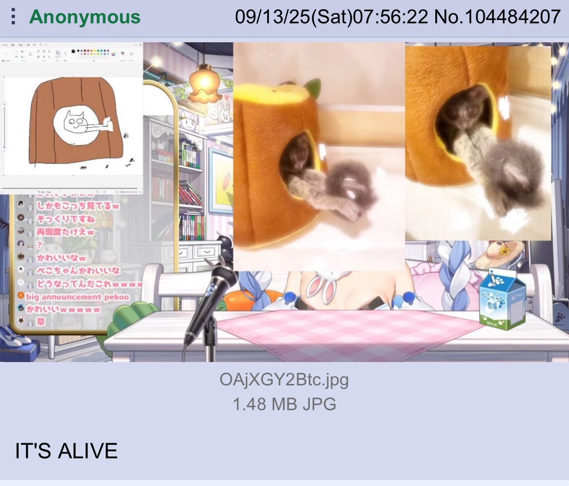 Don't let [current events] distract you from the fact that IT'S (STILL) ALIVE

submitted by anon
