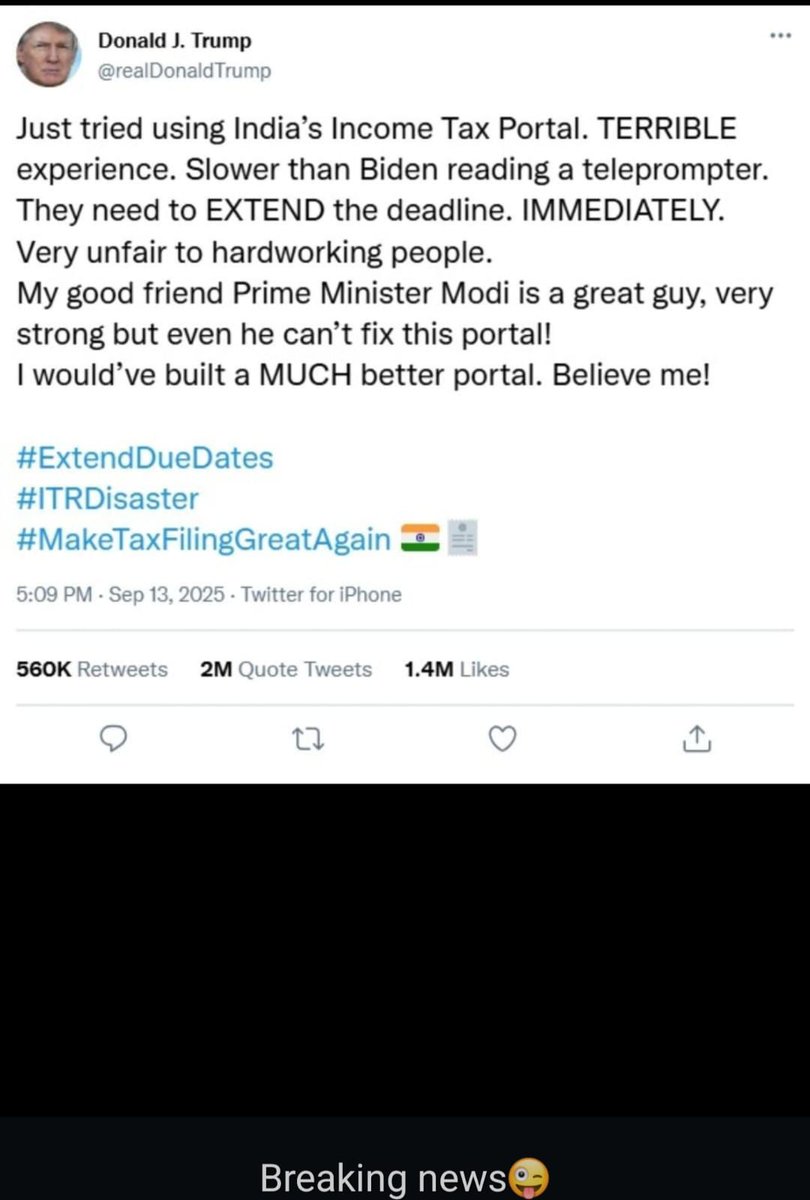 CAVIPULGOHIL's tweet photo. ये कौन है जो मस्ती कर रहा है। 😂😂

@abhishekrajaram 
@IncomeTaxParody 

#Extend_Due_Date_Immediately 
#extend_ITR_TAR_duedates 
#Extend_due_date_now 
#Extension_हक़_है_भीख_नहीं 
#ExtendAuditDueDate https://t.co/Qz4fVZoeMJ