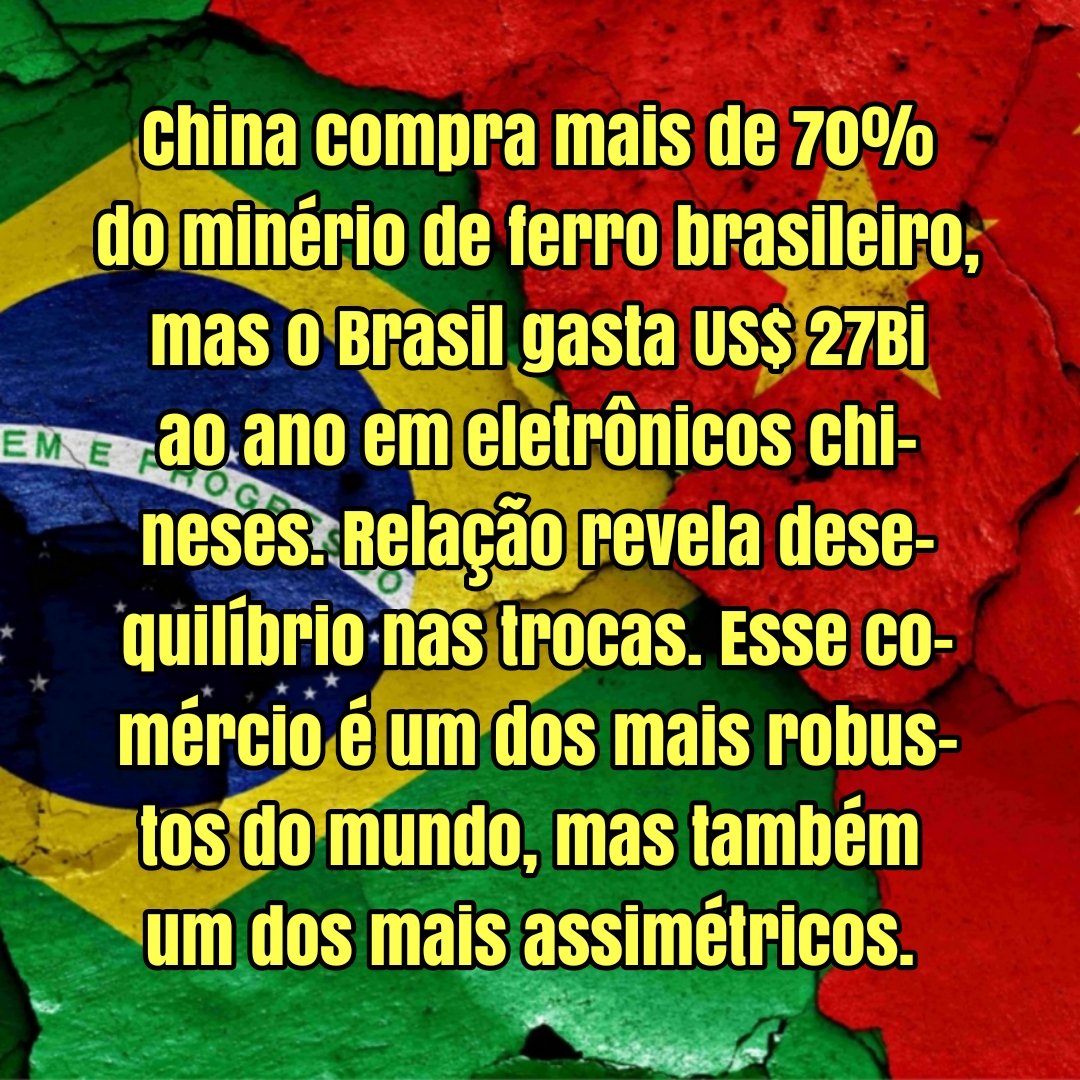 mocneto's tweet photo. O minério de ferro representa sozinho cerca de 12% de todas as exportações brasileiras, sendo peça central para o superávit comercial. Essa dependência, no entanto, é arriscada. https://t.co/hdLOEVGGqH