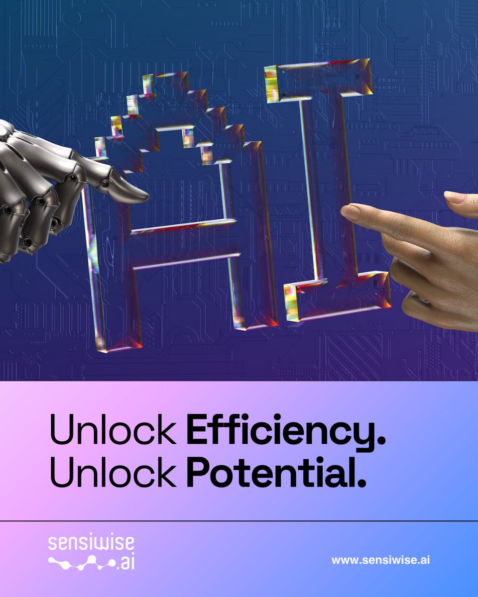 Something monumental is coming <a href="/SensiwiseAI/">Sensiwise.ai</a>, redefining organisational AI adoptionswift, secure and accessible. 

Free assessment now open: experience real results, no cost or commitment. Ready to unlock the future of enterprise AI?
#AIInnovation #EnterpriseAI #SensiwiseAI
