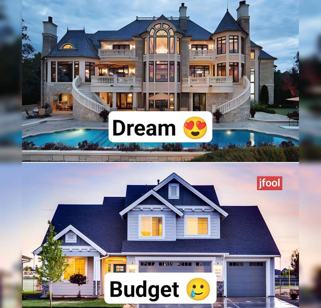 After client has finished explaining what he/she requires then when you compare with his budget