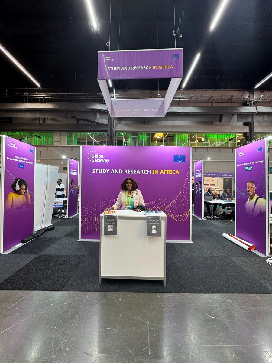 accrametuni's tweet image. Accra Met &amp;amp; ANIE showcased Africa at #EAIE2025 🇸🇪

🤝 New global partnerships
📚 Mobility, micro-credentials &amp;amp; research in focus
Erasmus+ &amp;amp; MSCA open new doors

Accra Met is shaping up as a hub for international collaboration! 

#GoCreate #AccraMet #HigherEdAfrica