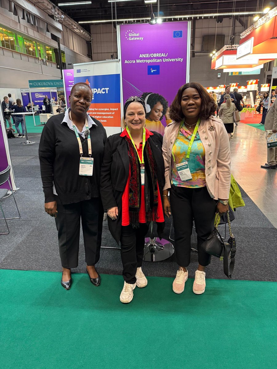 accrametuni's tweet image. Accra Met &amp;amp; ANIE showcased Africa at #EAIE2025 🇸🇪

🤝 New global partnerships
📚 Mobility, micro-credentials &amp;amp; research in focus
Erasmus+ &amp;amp; MSCA open new doors

Accra Met is shaping up as a hub for international collaboration! 

#GoCreate #AccraMet #HigherEdAfrica
