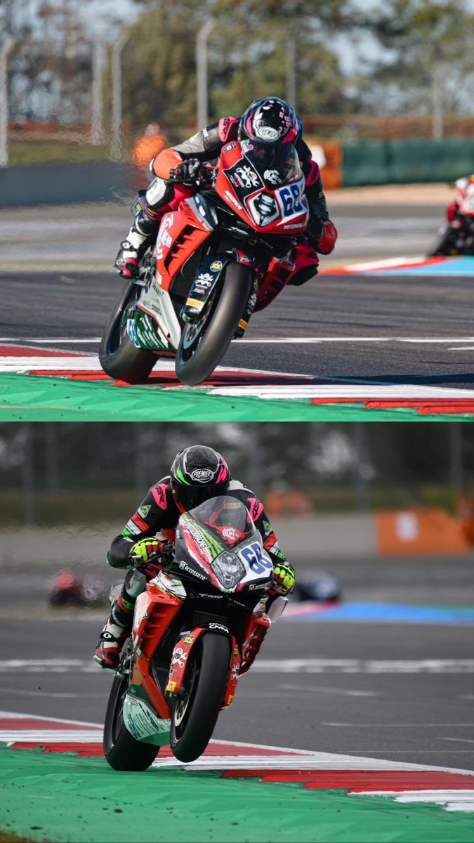 Same corner, 1 year apart! Kept it within track limits this year….. in the photo😂
#frenchworldsbk