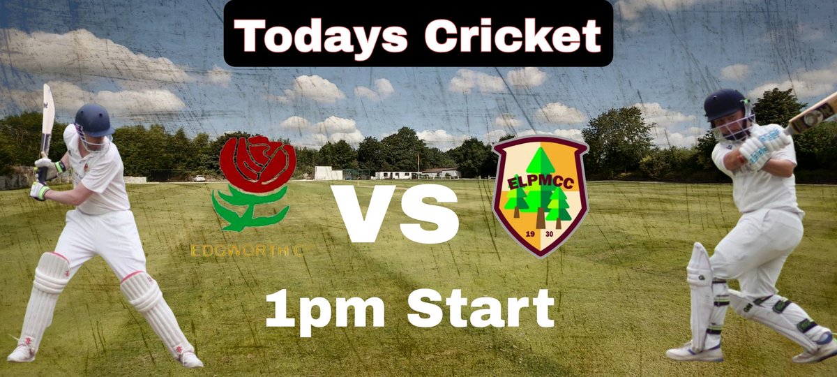 Todays Cricket 🏏

The 3's have an away tie against <a href="/EdgworthCRC/">Edgworth Cricket & Recreation Club</a> 4's, 1pm start

*Please Note this game is being played at <a href="/Farnworthcc/">FarnworthCricketClub</a> due to groundworks at Edgworth

Address is Lavender Road, Farnworth, BL4 0EA