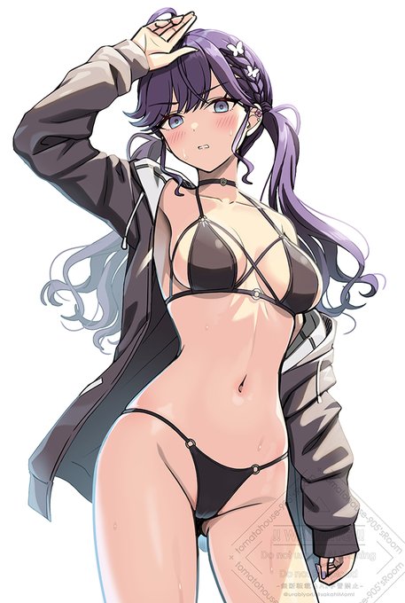 #夏が終わりそうだし今年描いた水着絵を貼ろう
燐羽🦋💜 