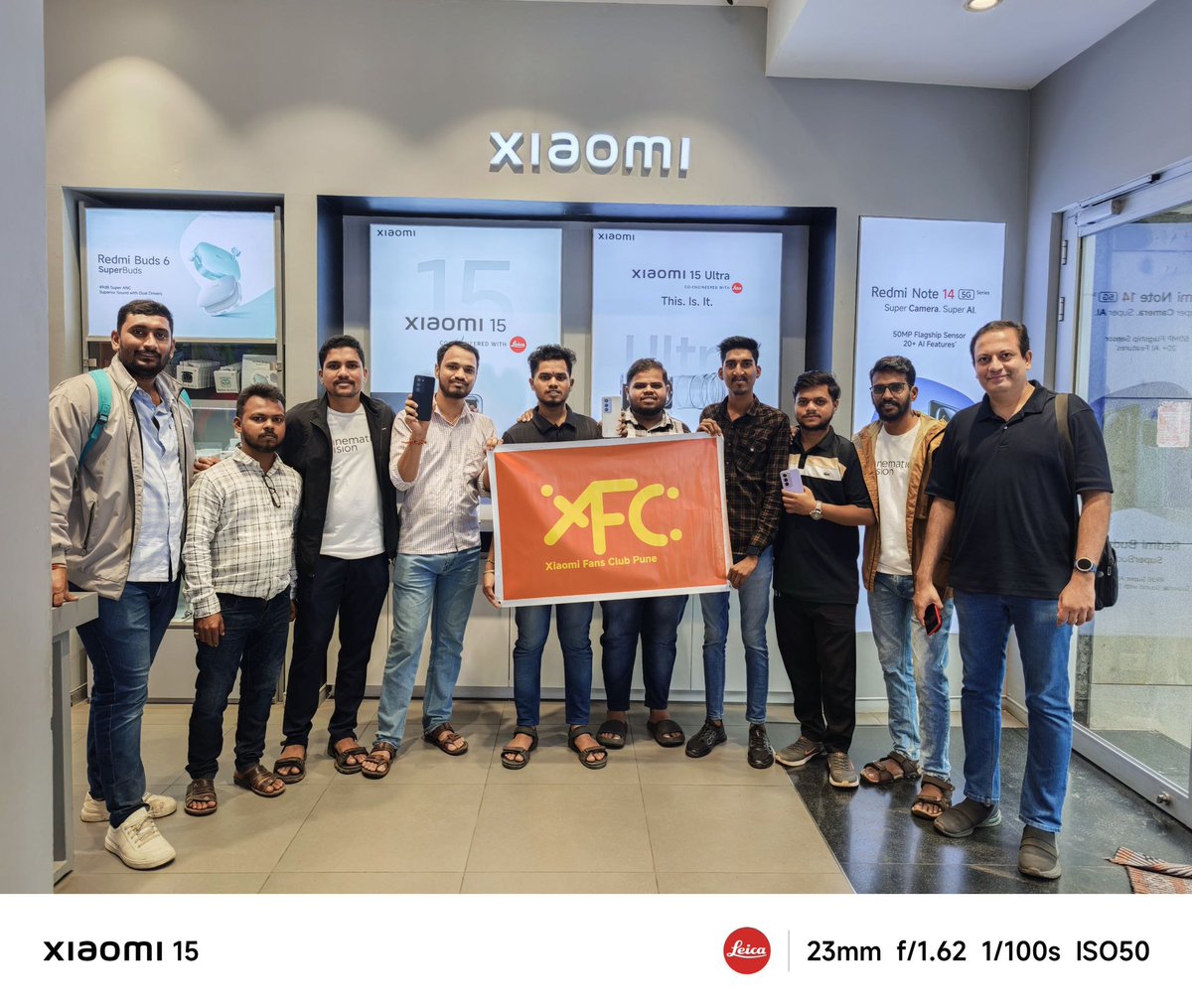 MayurS5675's tweet image. Loved every moment of XFC Pune Sept Meet-up ❤️
Experiencing the Redmi 15 5G up close was amazing 📱
Grateful for the community vibes, can’t wait for the next!

#XFCPune #XiaomiIndia #RedmiIndia #Redmi155G