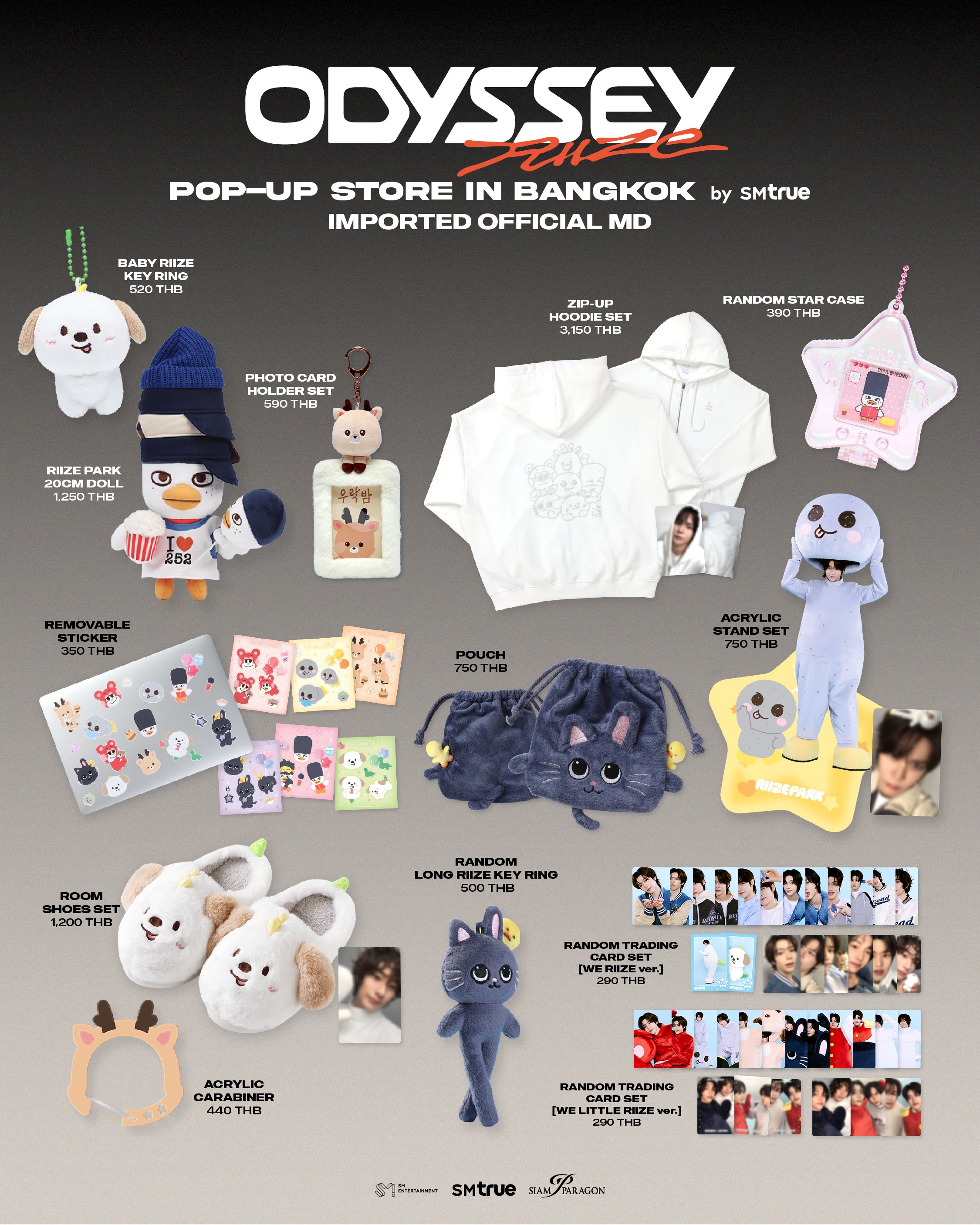 RIIZE POP UP 購入特典 コンプ タイ バンコク