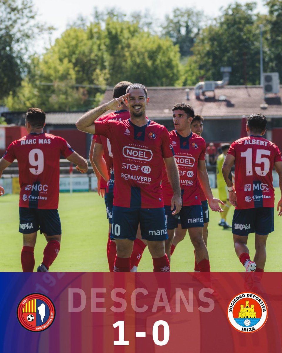 ⏸️ DESCANS A L'ESTADI!

#UEOlot 1-0 <a href="/sdibizaip/">SD IBIZA</a> 

⚽ Rubén Enri 

#OlotSDIbiza #2RFEF3