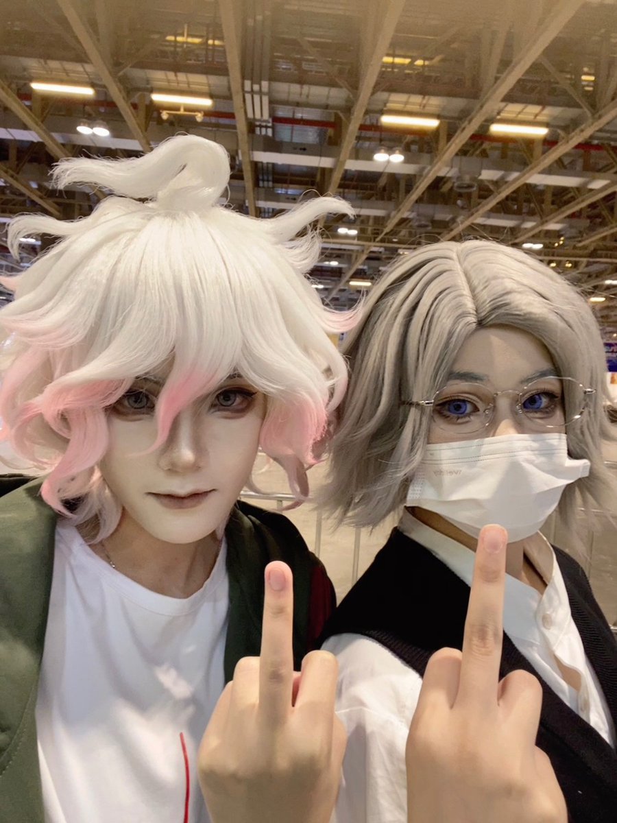 withSinon's tweet image. 狛枝,苍月,澄野 我们三人一起去见了小高先生 真开心啊