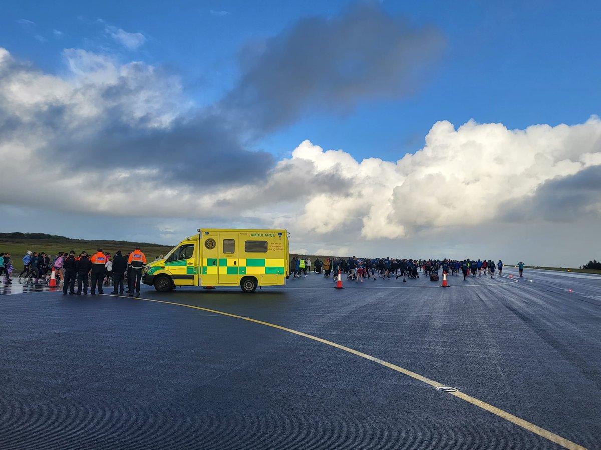 On Saturday evening our crews provided 🚑 support to the <a href="/Irelandwest/">Ireland West Airport</a> Runway Run alongside <a href="/OrderofMaltaIRL/">Order of Malta Ireland</a> Knock.