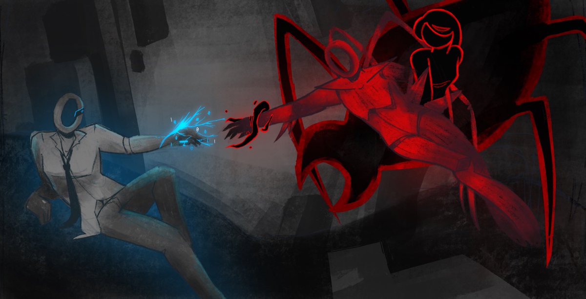 UsreBvka's tweet image. The Creation of an Alliance 
#alanbecker #AnimatorVsAnimation #alanbeckerfanart