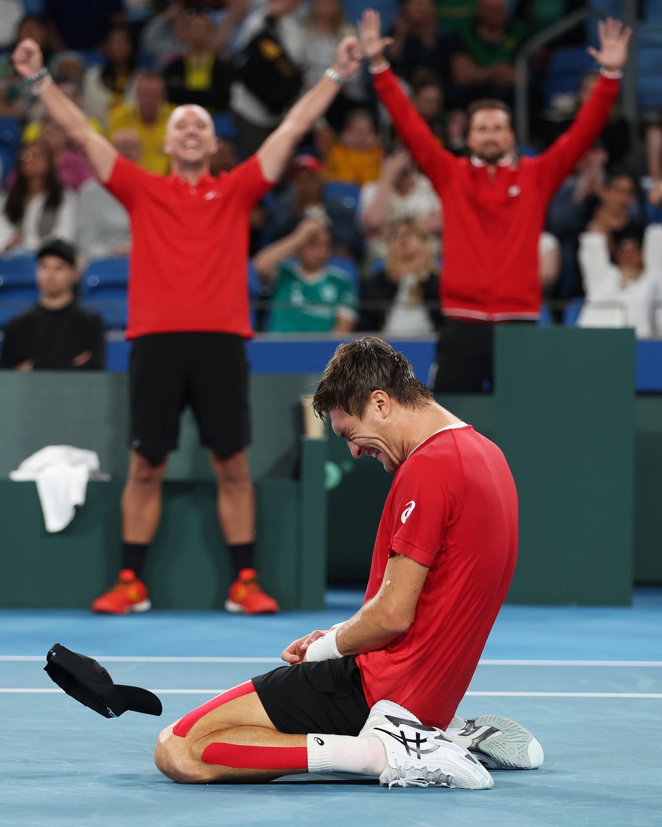 Raphael Collignon, Belgium's hero ✨

#DavisCup