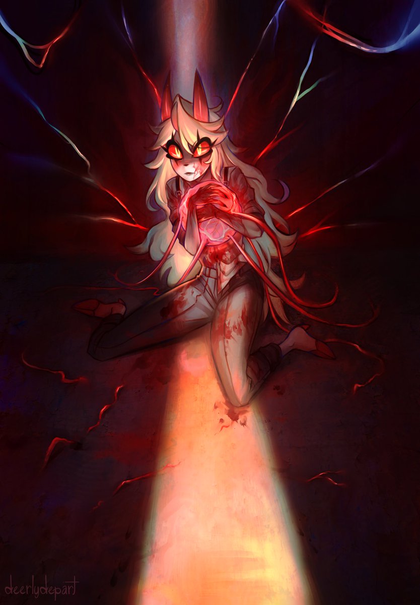 this one is difficult to explain because it’s nested in personal lore among me and friends, but i like how this piece came out so just accept charlie and her strange horror egg 😅