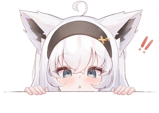 じ～…🦊
#絵フブキ 