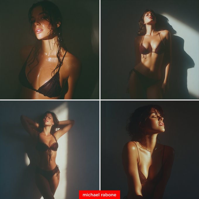 NEW STYLE  
Chiaroscuro Lighting Studio Photos

Bikini Portrait 

Bikini Rain