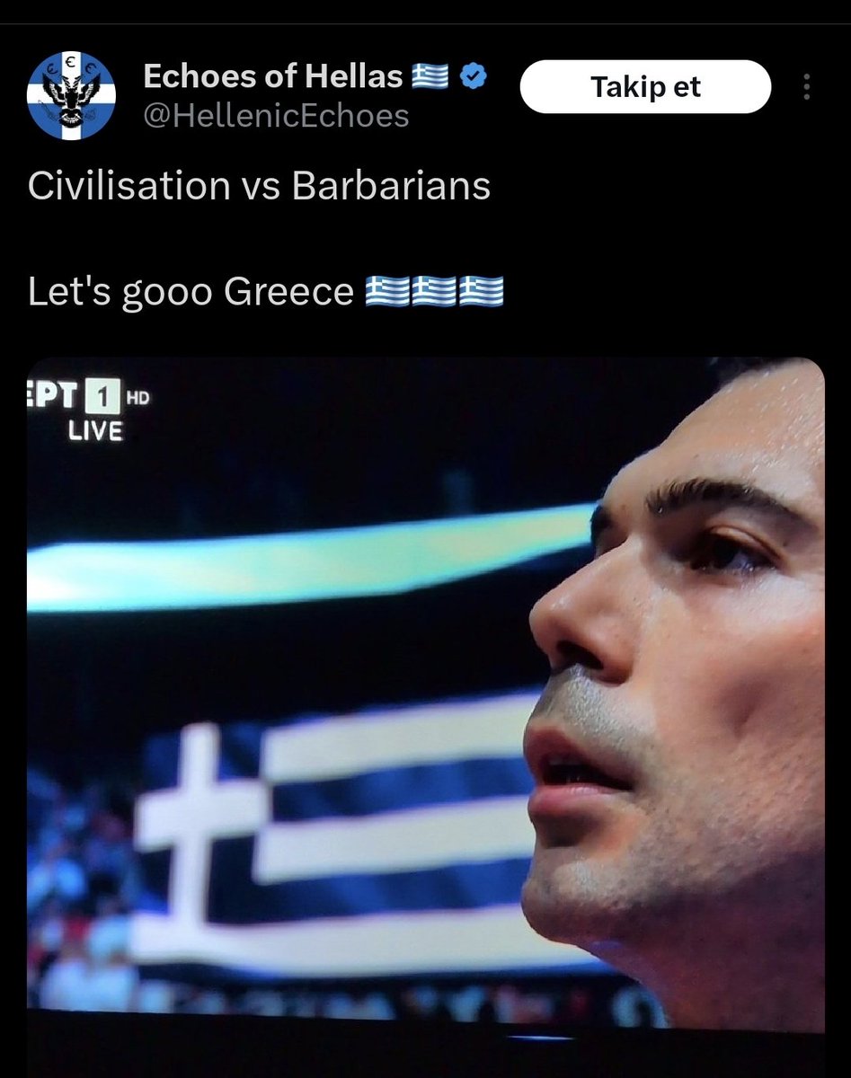 Maçtan önce bunlar barbar. Maçtan sonra zaten onlar Türk değil içlerinde yunanlilarda vardı diye söylemler. O zaman yunanlilarda barbar oluyor 😁