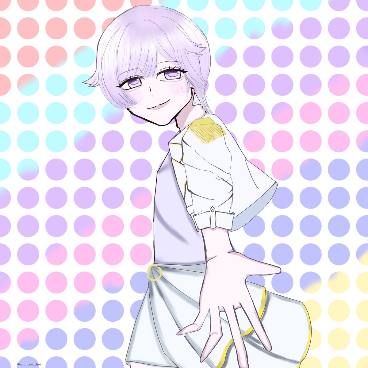 ___________________________________

      いつからか君のそばで笑っていたい
                     そう思ってた

___________________________________

🎲 #いれいすあーと
🐇 #みにうさー 

恋の約束/初兎さん
🔗youtu.be/lDrqagpfSbQ?si…