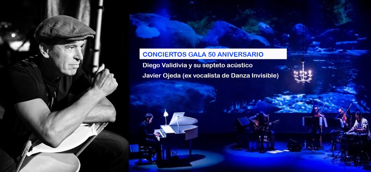 CELEBRAMOS 50 AÑOS - GALA EN MÁLAGA
2 DE OCTUBRE – 2 CONCIERTOS
Abriremos con el piano del compositor Diego Valdivia y su septeto acústico y pondremos el broche con la actuación de Javier Ojeda, ex vocalista del mítico grupo Danza Invisible 
+INFO: caminosandalucia.es/agenda/gala-co…