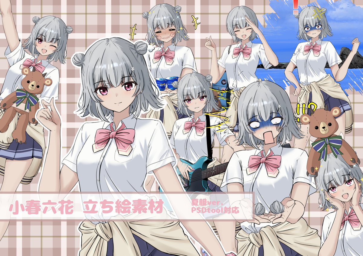 夏色花梨　花隈千冬　小春六花　3体セット AHS製品キャラクターズ in マルイ 小春六花・夏色花梨・花隈千冬
