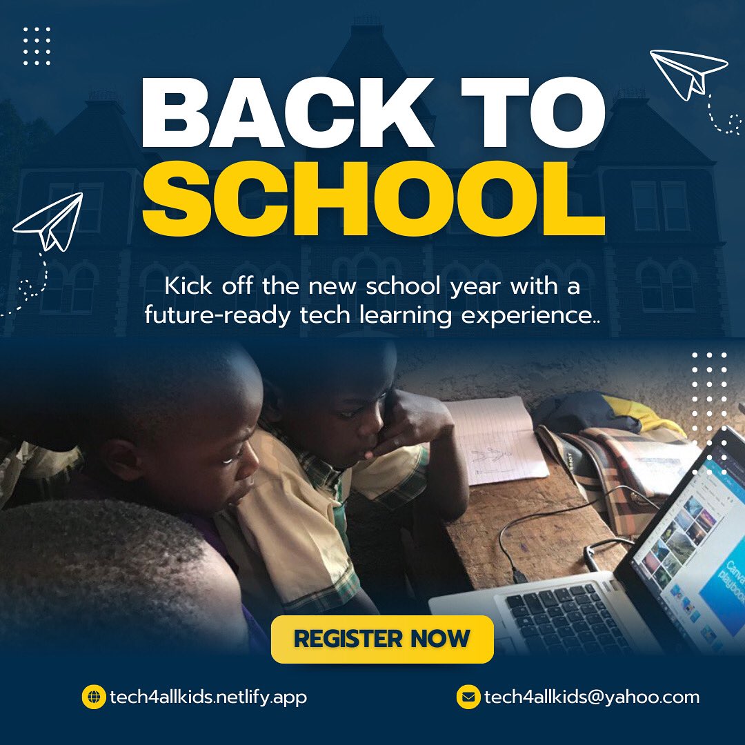 Tech4AllKids's tweet image. 🚀 Welcome Back, Future Innovators! 💻✨
A new school session is here—congratulations on moving into your new classes! 🎉 This is your chance to dive into coding, AI, and digital creativity like never before.
#Tech4AllKids #CodingClub #AIForKids #BackToSchool
