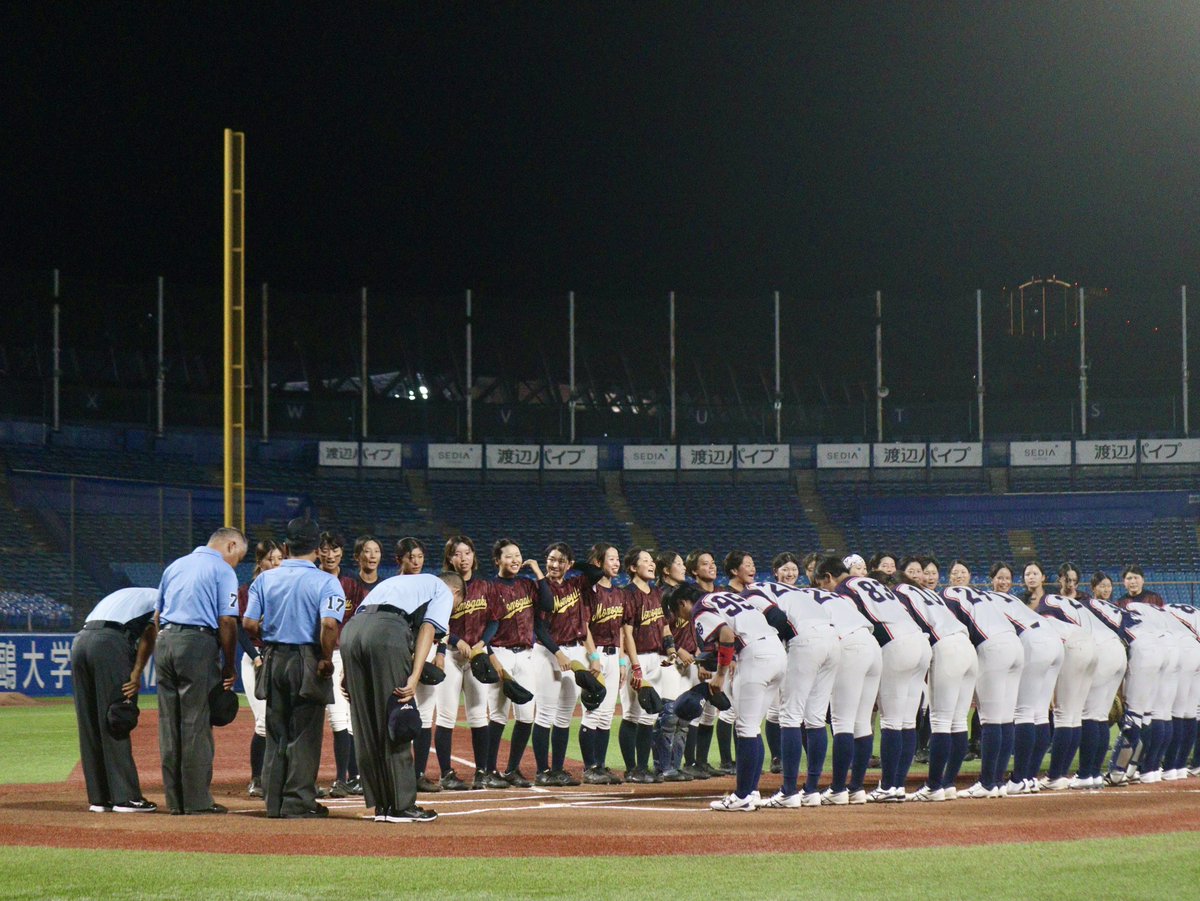jingu_stadiumpr's tweet image. 🏟️第15回全日本大学女子硬式野球選手権大会🏟️
神宮球場で決勝戦が行われています⚾️始球式はハローキティがつとめました🎀

#全日本大学女子硬式野球連盟 #JUWBF #神宮球場