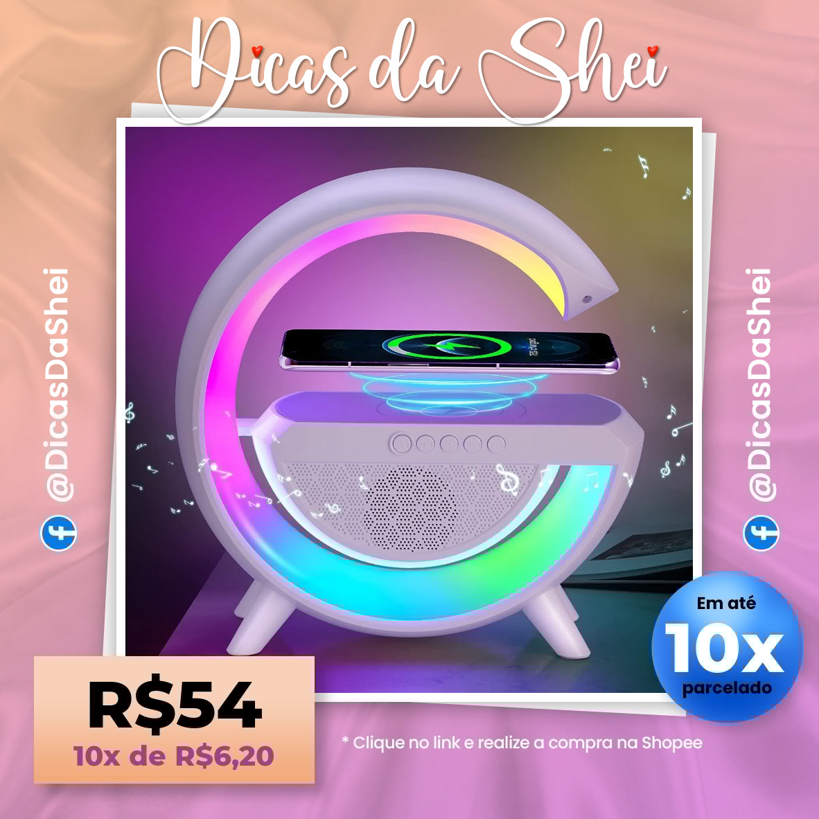 dicasdashei's tweet image. TRANSFORME SEU ESPAÇO! 💡🔊🔋
🔊 G-Speaker Luminária Bluetooth Carregador RGB
🔥 POR R$54
🛒 s.shopee.com.br/1B7OWAjueB
#SmartHome #TechDecor #AudioVisual