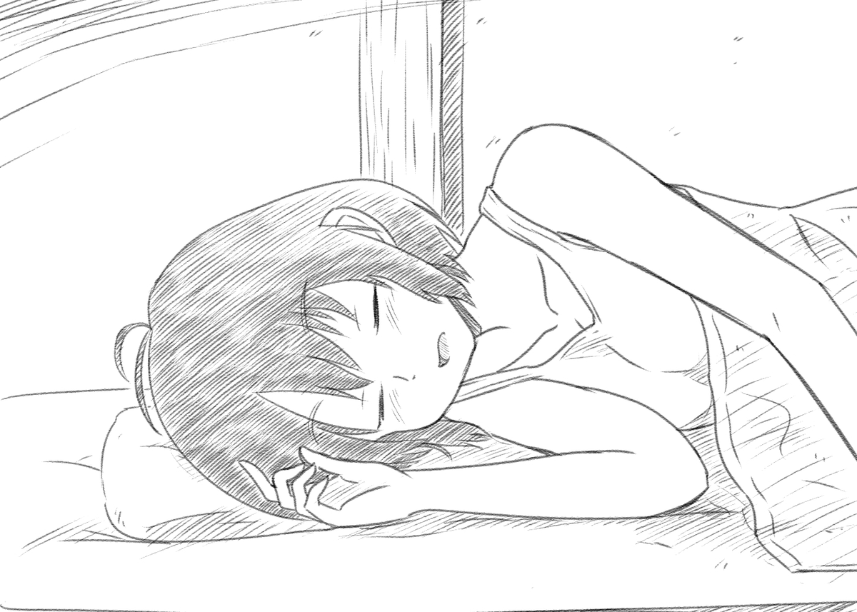 ...過去絵を見てきたかのような💦

あなたは12時間以内に8RTされたら、寝転がる留九紫音の絵を描きます。

#shindanmaker
https://t.co/o1JIRoFblq 