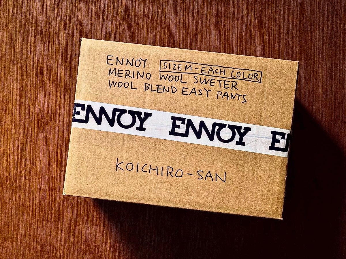 近日発売】 ENNOY 2025 AW “MERINO WOOL SWETER & WOOL BLEND EASY 