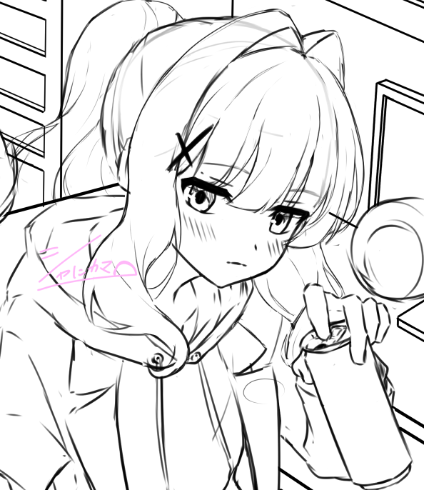 せっかくの三連休に投稿できてない上に明日から数日絵が描けないのでラフを出しておきます のラフ