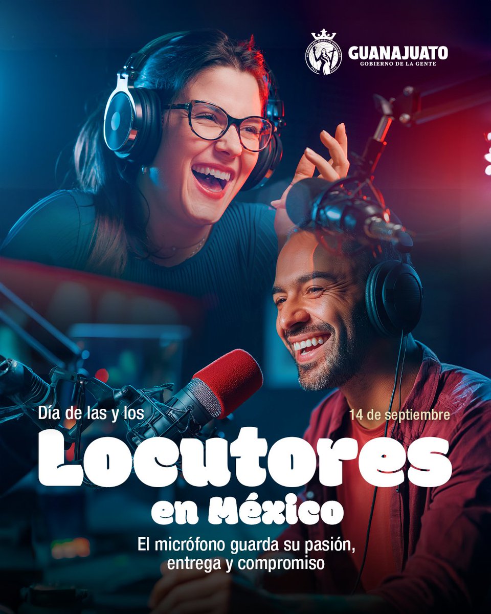 ¡Felicidades, locutoras y locutores! 🙌🏼🎙️
Gracias por contar historias, informar y emocionar.
Ustedes son la compañía de todos los días y el puente que conecta con la música, la cultura y la información.