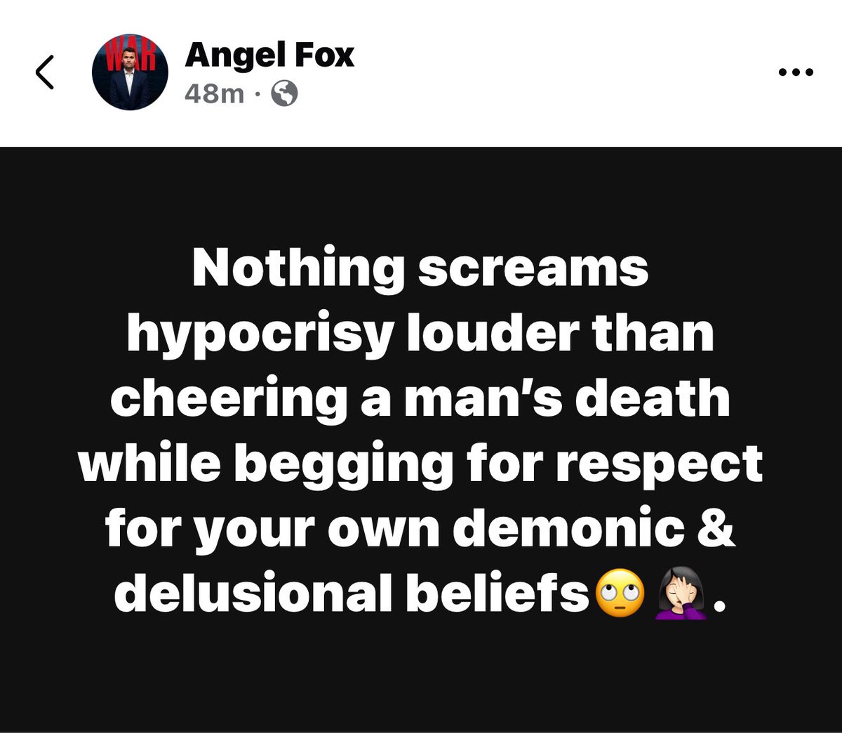 All the hate is disgusting but it only pushes us to keep Charlie’s voice &amp; mission alive &amp; stronger than ever. My daughter is a raging liberal &amp; I’m having a hard time knowing how to navigate our relationship going forward. She wasn’t raised like this &amp; I never imagined her
