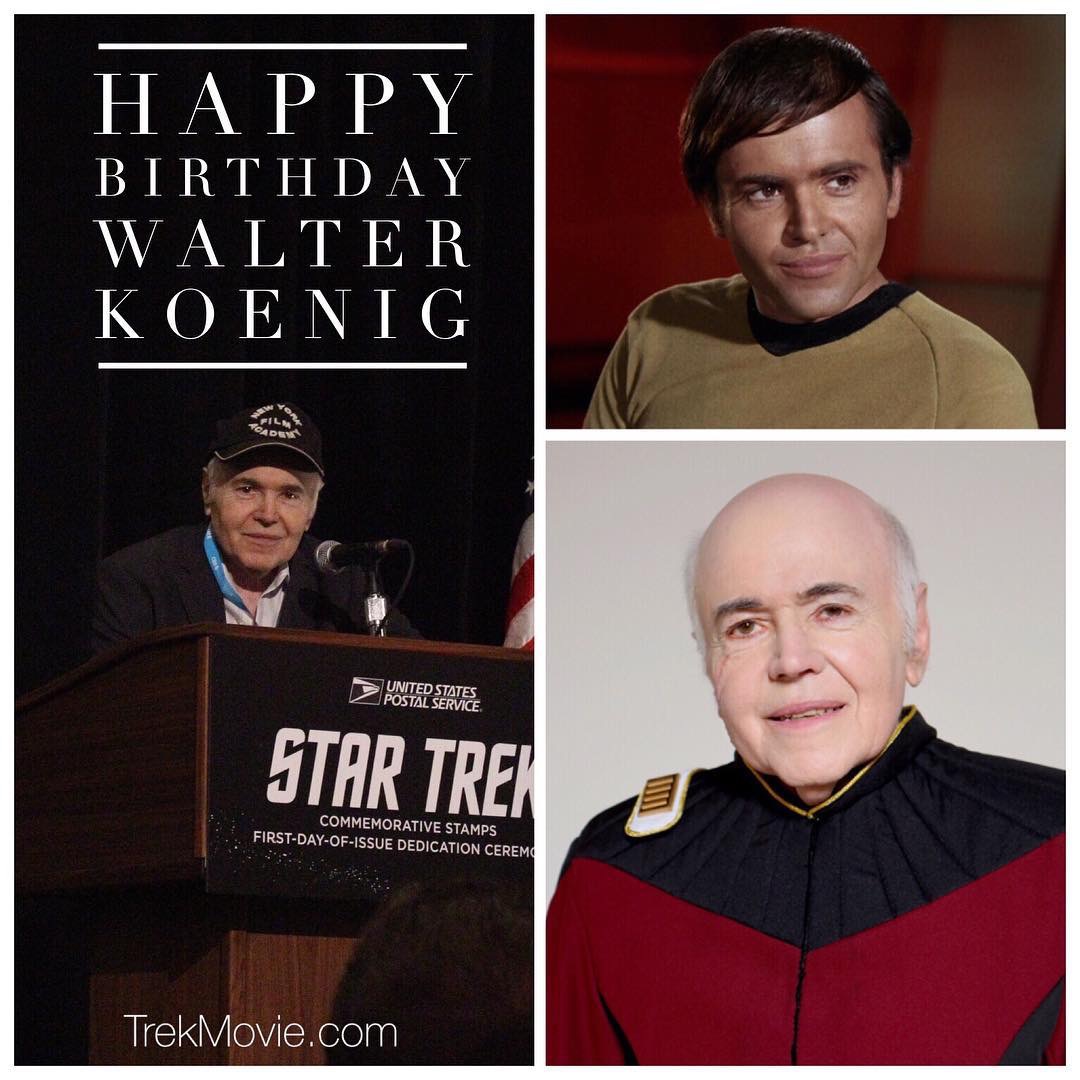 TrekMovie's tweet image. Today we wish a very happy birthday to Walter Koenig, Pavel Chekov on #StarTrekTOS and in 7 movies, and the voice of UFP President Anton Chekov in Picard. He also wrote an episode of The Animated Series, "The Infinite Vulcan."