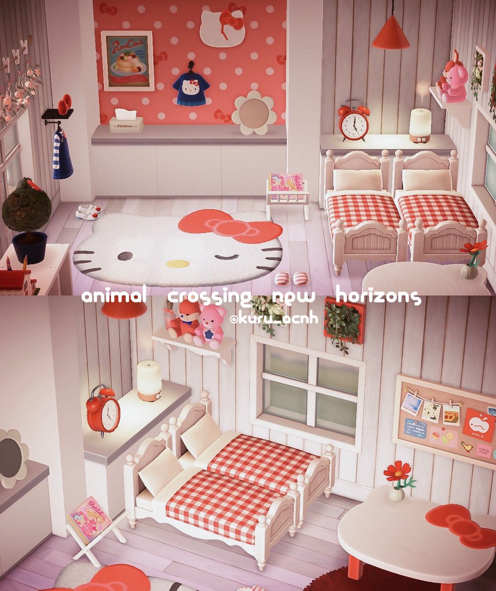 キティ家具を使ったお部屋🍎🎀

#あつ森 #あつまれどうぶつの森 #acnh
#ハローキティ #サンリオ