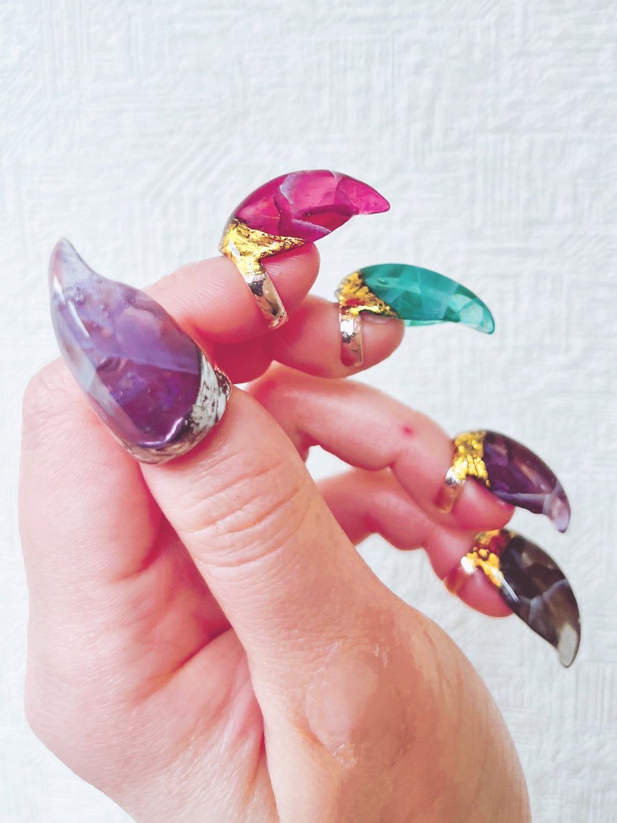 飴屋 ネイルリング No.2 飴屋 纏❤️‍🔥 #飴屋のネイルリング❤️‍🔥1/5〜シーシャカフェコラボ