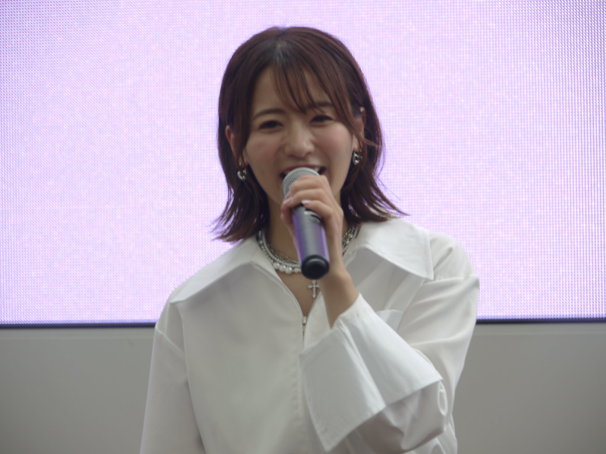 なっちゃん お昼のピットウォーク🏁✨ たくさんの笑顔に出会えて嬉しかった