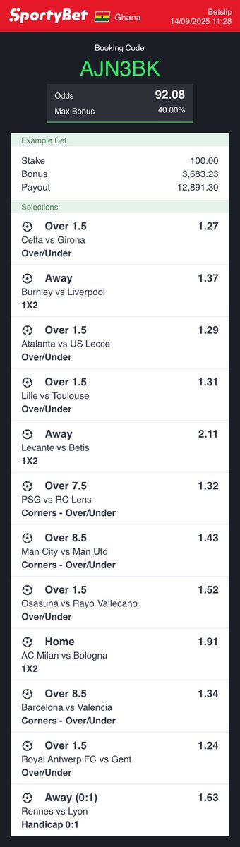 We go again today…..

120 odds // AJN3BK

You can edit ✍️