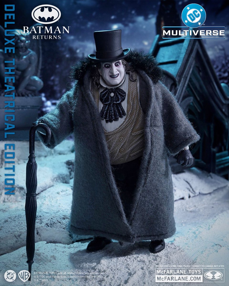 preterniadotcom's tweet image. McFarlane Toys DC Multiverse The Penguin (Batman Returns) Deluxe Theatrical Edition goes up for preorder this Friday, September 19th.