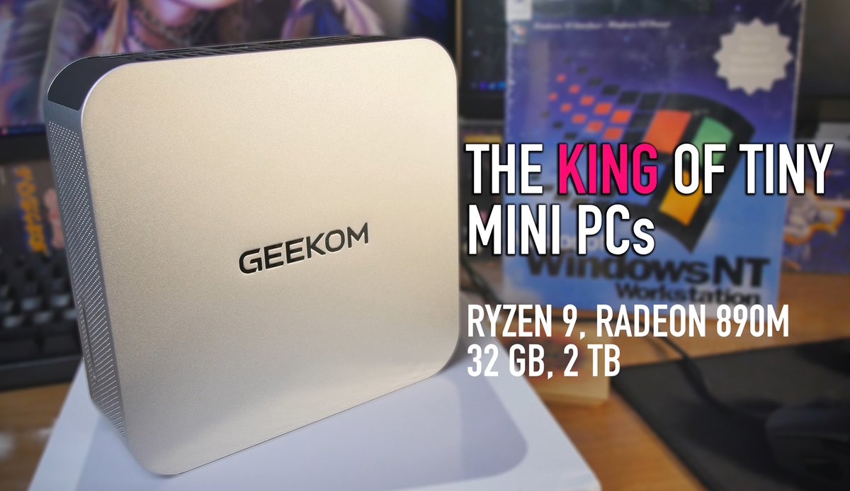 teksyndicate's tweet image. I&apos;ve tested a few mini PCs with these insane specs and the Geekom A9 MAX is fastest so far: @geekompc #minipc #gamingpc
youtu.be/c6xXSwOw4TU