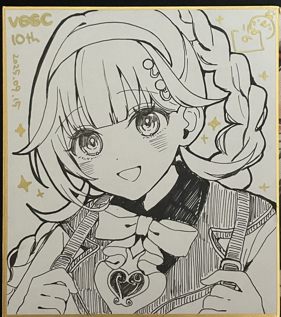 VGGCに持っていく色紙②!なずぴ!リサちゃん!ひなーの!くろむちゃん! 