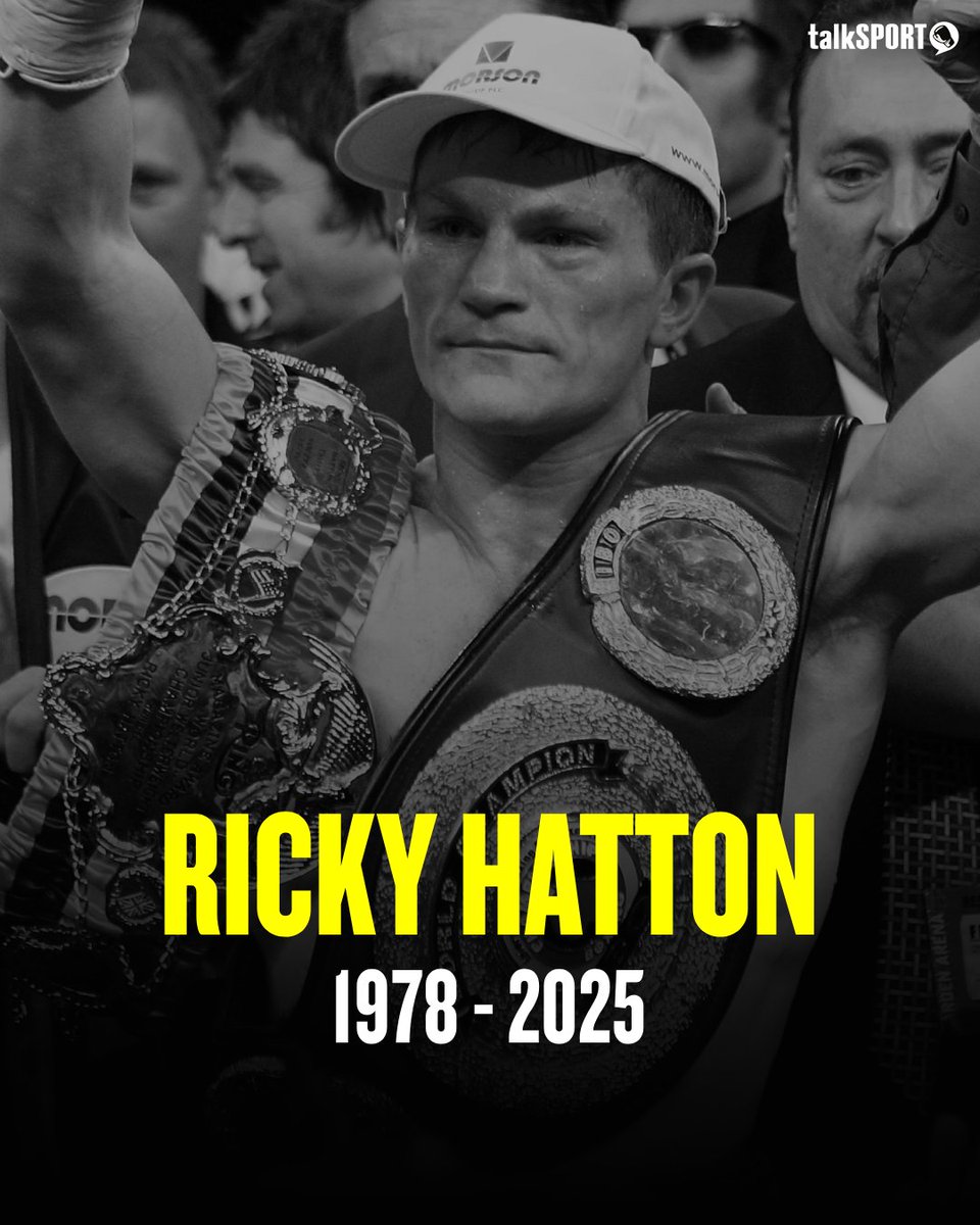 Our thoughts are with his family and friends and the boxing community 😔

A legend of the ring 🥊 
Thank you for the memories, Ricky, and all you did for the sport. 

Rest well champ, goodnight, god bless 💙