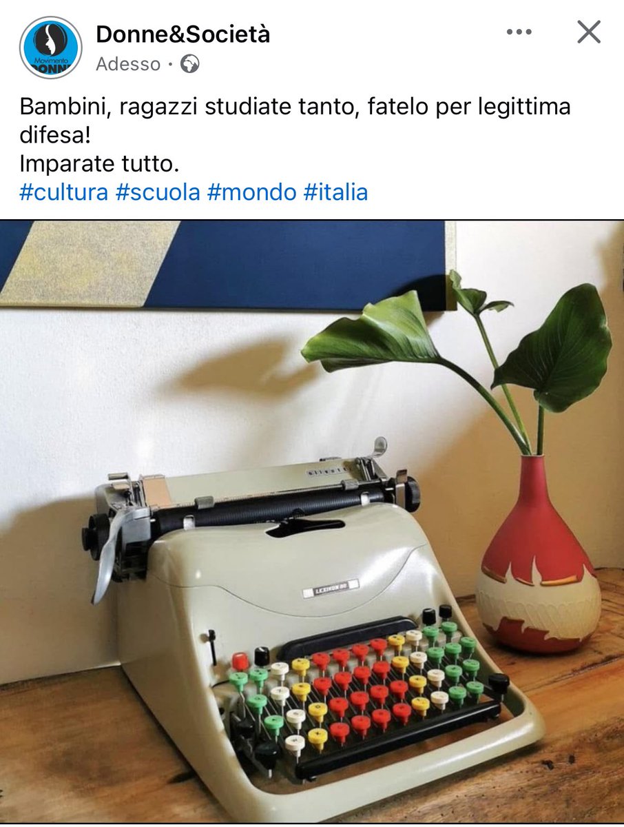 FelicitaJirillo's tweet photo. Bambini, ragazzi studiate tanto, fatelo per legittima difesa!
Imparate tutto.
#cultura #scuola #mondo #italia https://t.co/GYFKQ9aiVA