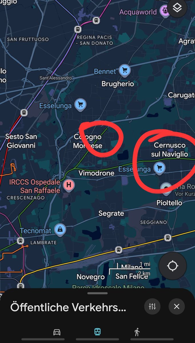 10 Minuten in Milan und schon von der Metro getrollt worden, weil die 2 Routen fährt