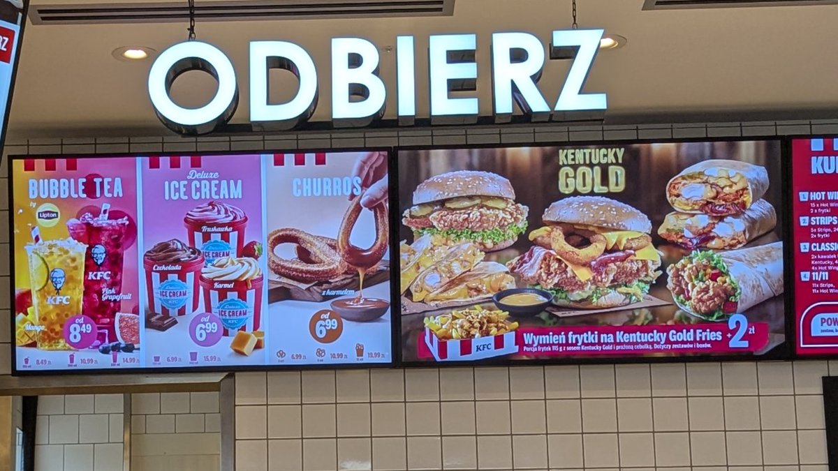 KFC in Poland is crazy... They also have tacos