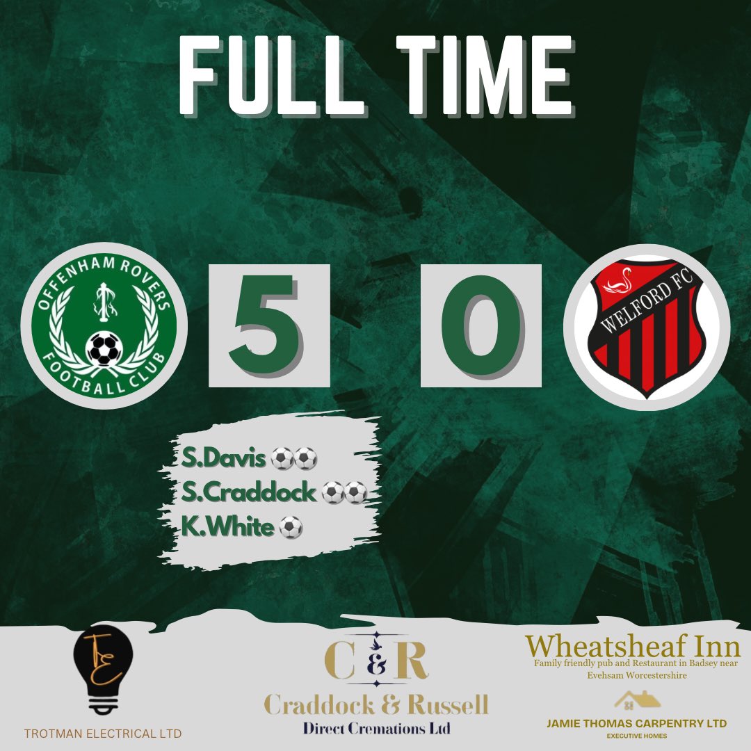 𝐅𝐮𝐥𝐥 𝐭𝐢𝐦𝐞

Great win from the lads topped off with a clean sheet

MOTM - Craddo🧱

UTR💚🖤