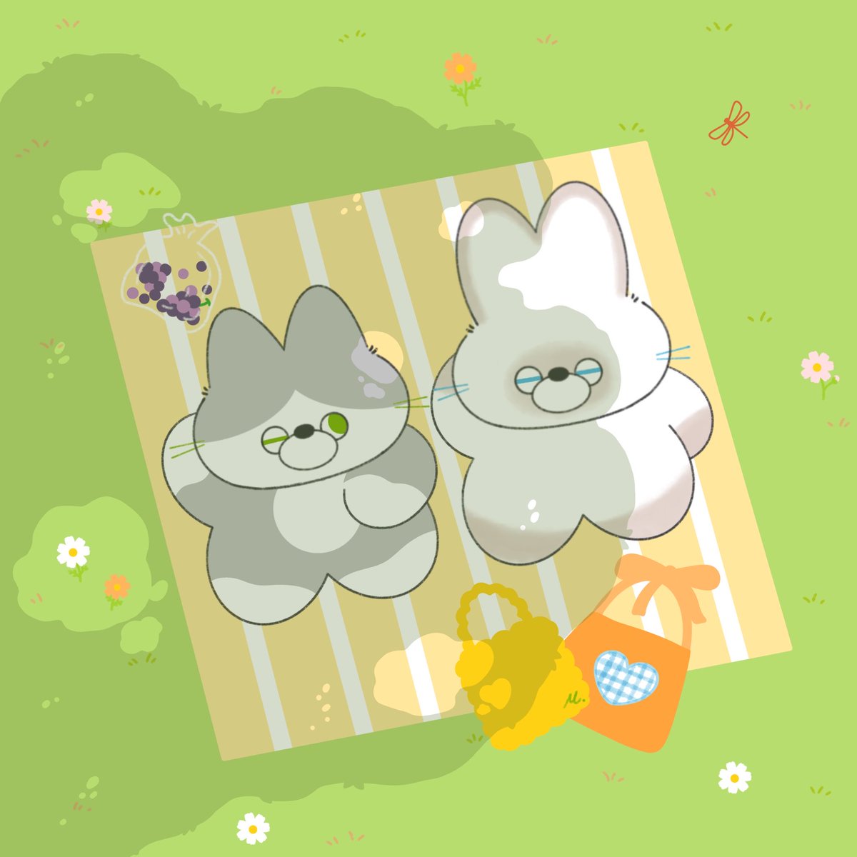 うとうと木漏れ日🌼

#三連休はフォロワーさんが増えるらしい 
#コスモスの日 #ミヌとラピ