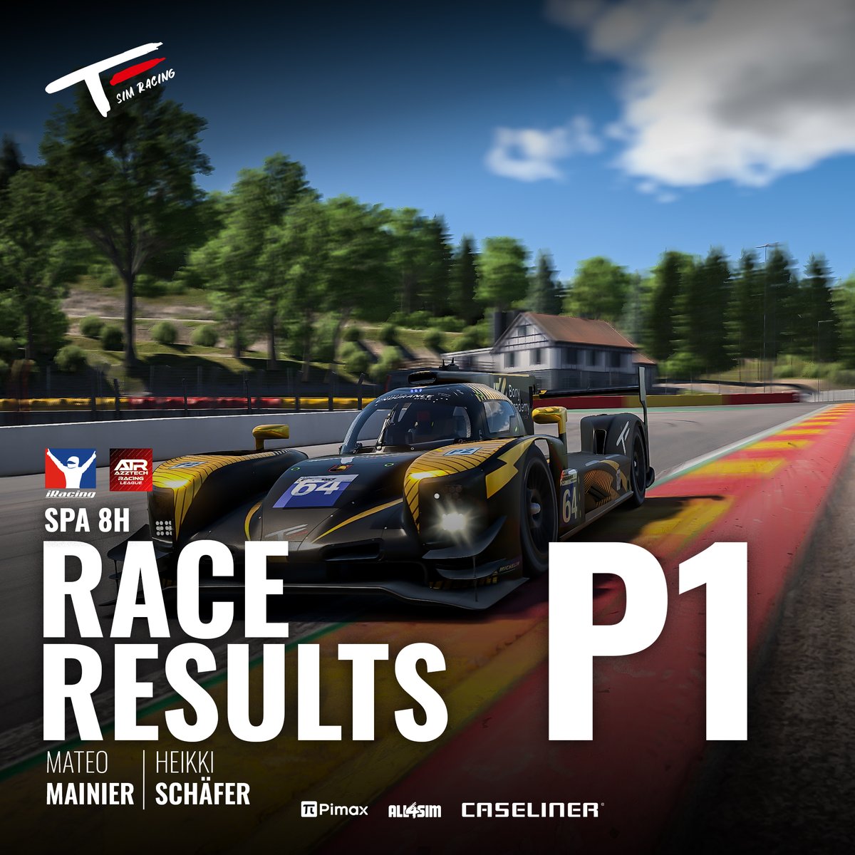 TomasEngeSimRacing (@tomas_enge_sim) on Twitter photo WE DID ITT ๐ฃ๏ธ
@shz_matex and <a href="/izzmol1/">๐ฒ๐๐๐ถ๐ธ๐ต</a> delivered a superb result at Spa during the opening round of ATRL ๐
An excellent result from our #iRacing side! โค๏ธ WE DID ITT ๐ฃ๏ธ
@shz_matex and <a href="/izzmol1/">๐ฒ๐๐๐ถ๐ธ๐ต</a> delivered a superb result at Spa during the opening round of ATRL ๐
An excellent result from our #iRacing side! โค๏ธ