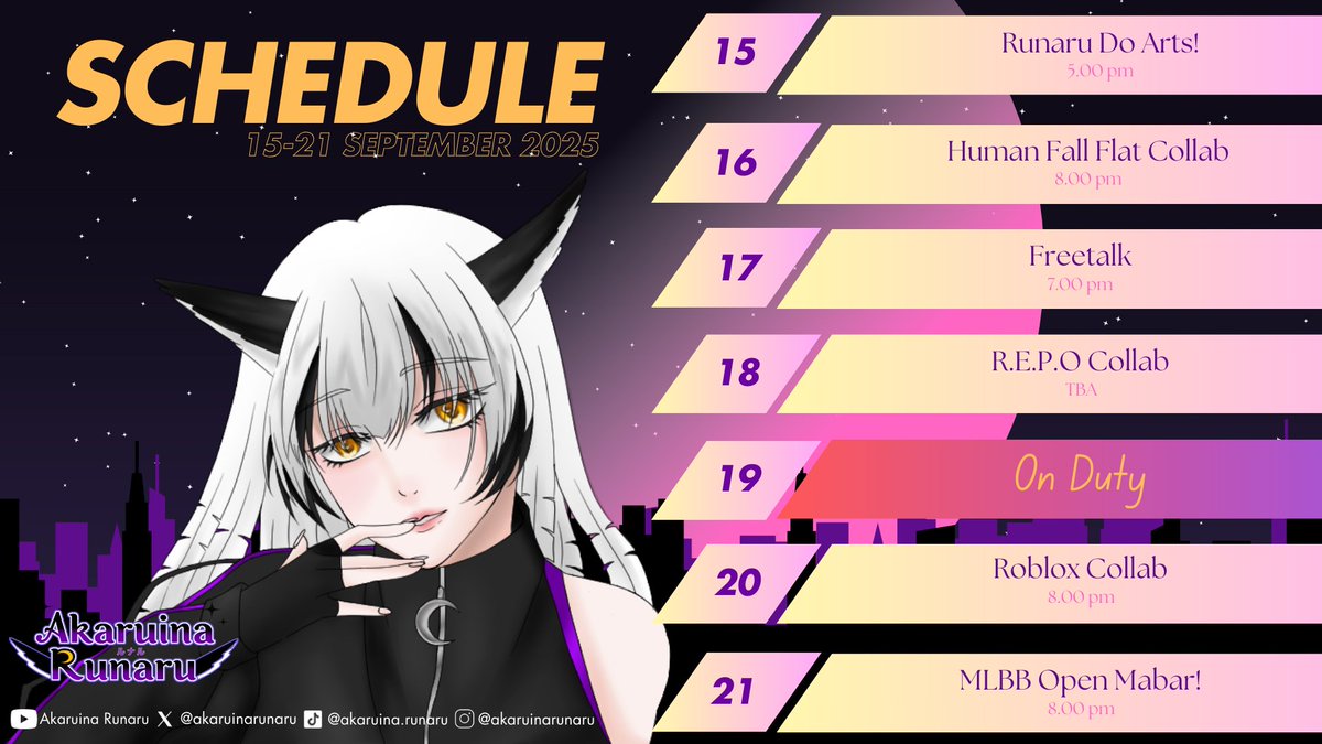 akaruinarunaru's tweet photo. pinali minggu ini aku bisa skejul!!

[tags] 
General #AkaruinaRunaru
Fams #moonshine
Fanart #akaruinart
NSFW #runarunsfw
Live #runalive
Oshi marks: 🦉🌙 https://t.co/DMlgstkryz