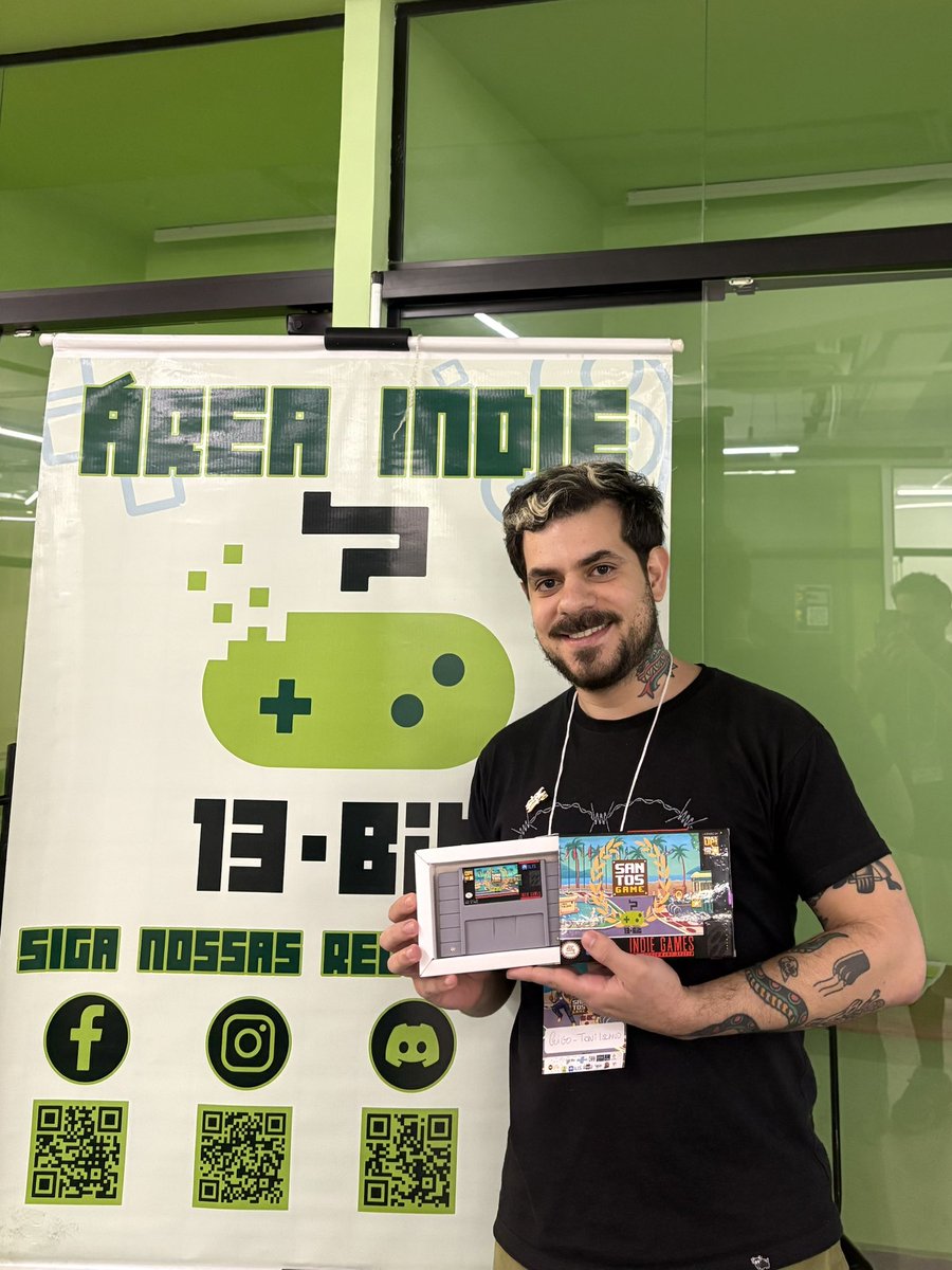 Ontem trouxemos o prêmio de Melhor Pixel Art da Santos Game pra Ilha Salamino! 🏝️🍕
—
Yesterday we brought the Best Pixel Art award from Santos Game to Salamino Island! 🏝️🍕